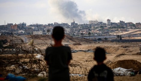 Auf den Trümmern der Stadt Rafah soll ein Auffanglager für Palästinenser entstehen.
