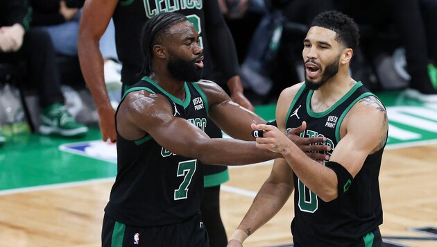 Die Celtics ließen den Cavaliers am Ende keine Chance. (Bild: AFP/GETTY IMAGES/Adam Glanzman)