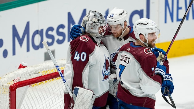Colorado hat die Chance auf die nächste Runde aufrecht erhalten. (Bild: AP/ASSOCIATED PRESS)