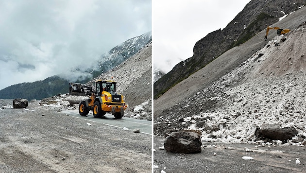 Yaklaşık 1500 saatlik çalışma: Temizleme ve güvenlik çalışmaları tamamlandı. (Bild: Land Tirol)