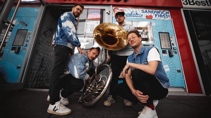 Die Gruppe Blechsalat spielt am 6. Juni in Traun