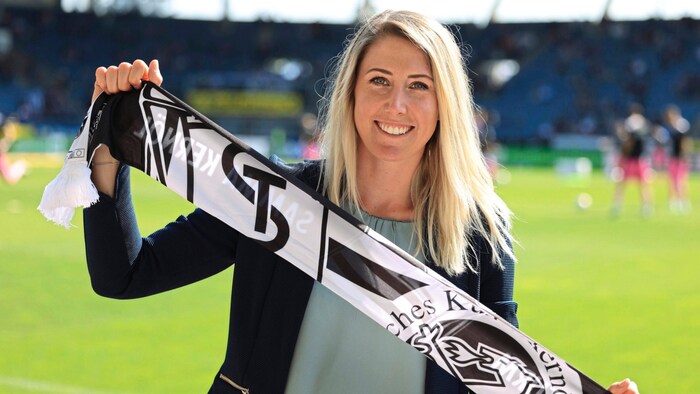 Downhill World Cup winner Conny Hütter is of course keeping her fingers crossed for Sturm.