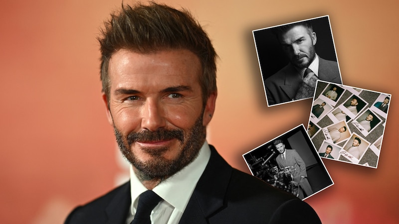 David Beckham is also an advertising star for grooming products. (Bild: APA/AFP/Oli SCARFF, Instagram/davidbeckham)