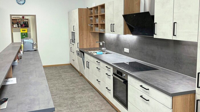 So sieht die neue Küche im Vereinshaus aus.