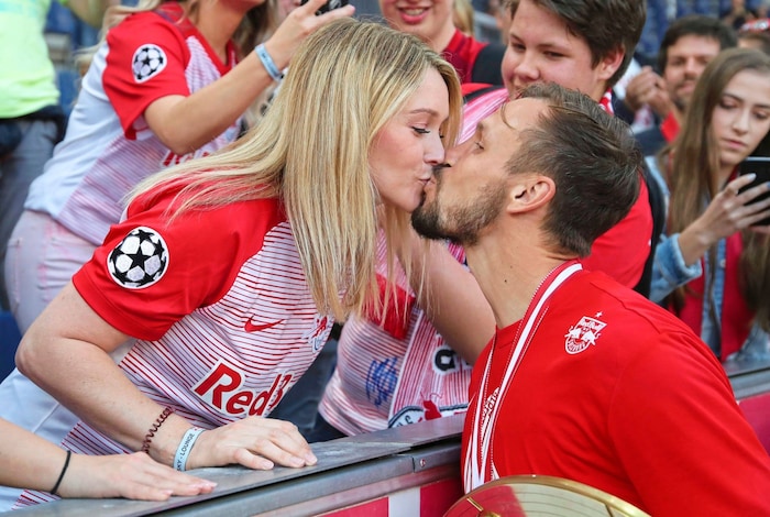 Große Liebe: Andi mit seiner Sarah.