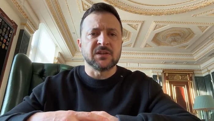 Ukrainian President Volodymyr Zelensky warns of dangers for Europe as a result of Russian ...