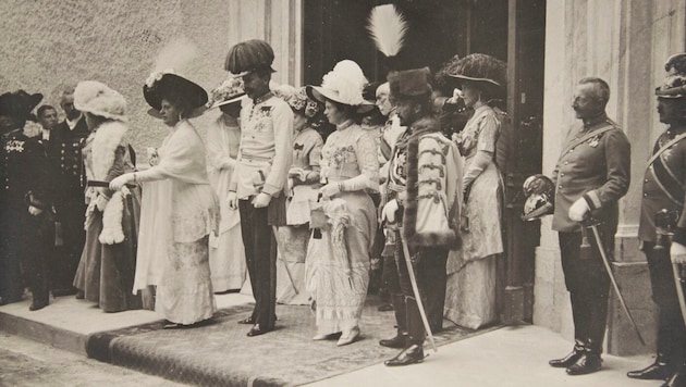 Feierlichkeiten zum 80. Geburtstag von Kaiser Franz Josef in Bad Ischl (Bild: Sammlung Hubmann / brandstaetter images / picturedesk.com)