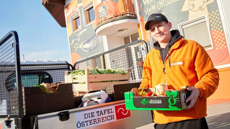 Freiwillige retten täglich gespendete Lebensmittel für soziale Zwecke. (Bild: Die Tafel Österreich/Thomas Topf)