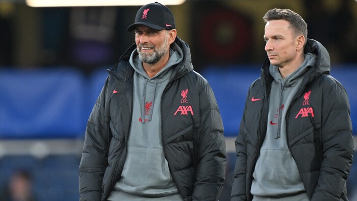 Jürgen Klopp (links) und Pepijn Lijnders