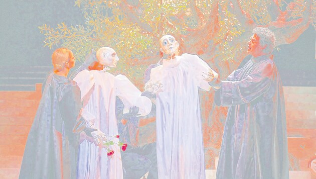 Rolando Villazón (re.) wird im kommenden Jahr in einer Inszenierung von Monteverdis „L’Orfeo“ die Titelpartie geben. (Bild: Ludwig Olah)