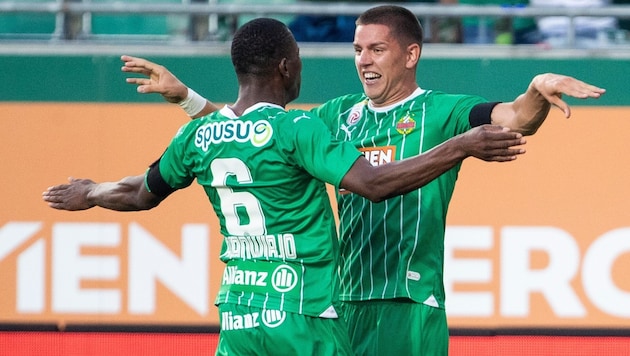 Martin Moormann (right) leaves SK Rapid. (Bild: GEPA pictures)