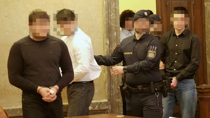 The two heads of the protection money gang