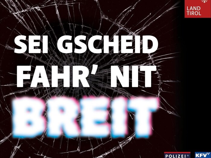 Warnung an Drogenlenker im Straßenverkehr.