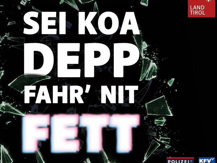 Eine der Plakat-Botschaften.