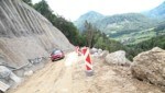 Die Straße nach Guntschach ist wieder für einige Stunden pro Tag befahrbar. (Bild: Rojsek-Wiedergut Uta)