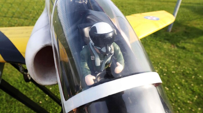Täuschend echt: Die meisten Flieger sind sogar bemannt.