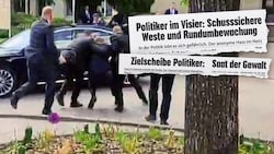 Das Attentat auf den slowakischen Regierungschef Robert Fico hat für großes Entsetzen gesorgt. (Bild: Krone KREATIV/AFP, Kronen Zeitung)