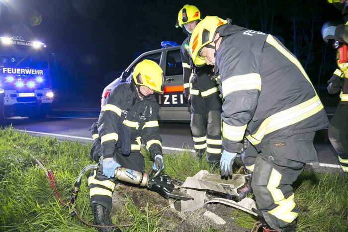 Die Florianijünger waren mit zwölf Mann und zwei Fahrzeugen im Einsatz.