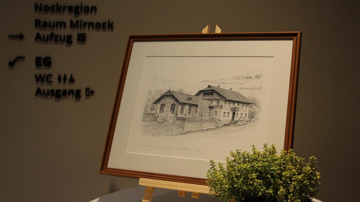 A drawing of the Staberhof.