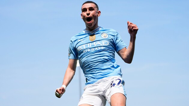 Phil Foden (Bild: AP/Copyright 2024 The Associated Press. All rights reserved)