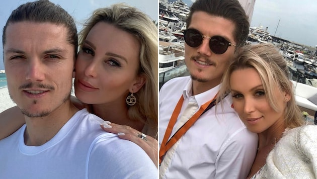 Marcel Sabitzer and Katja Kühne have been a couple for seven years. (Bild: Instagram.com/katjakuehne_)