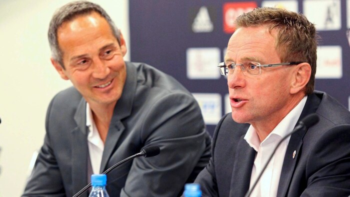 Mit Rangnick arbeitete Hütter einst bei Red Bull.