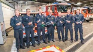 Zu den sechs Drohnenpiloten zählen auch alle Zugskommandanten der Berufsfeuerwehr Klagenfurt.