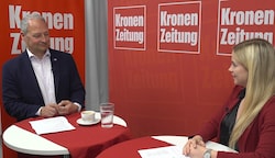 Andreas Schieder war im „Krone“-Studio zu Besuch und stellte sich Ihren Fragen. (Bild: JOMO KG)