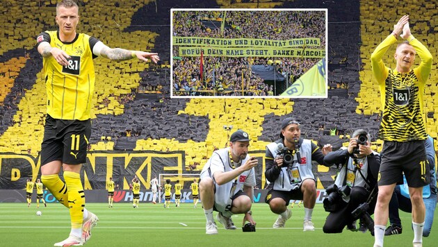 Marco Reus was the hero of the afternoon in Dortmund. (Bild: EPA)