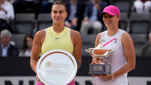 Aryna Sabalenka und Iga Swiatek 