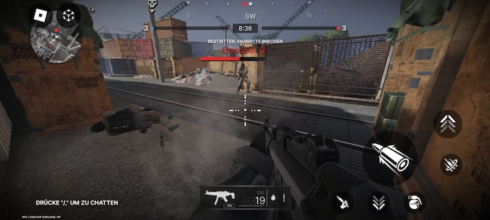 Violent first-person shooters in "Roboblox" - despite being approved for ages twelve and up
