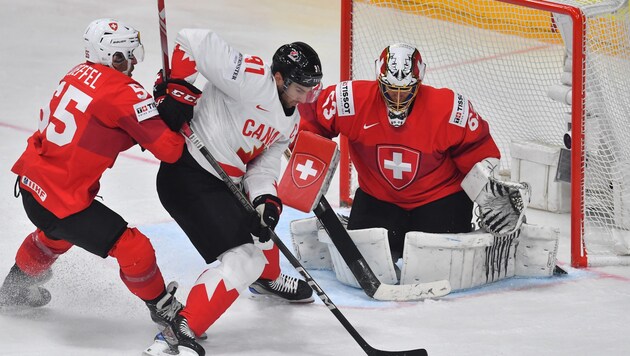 Canada remains unbeaten with victory against Switzerland! (Bild: AFP)