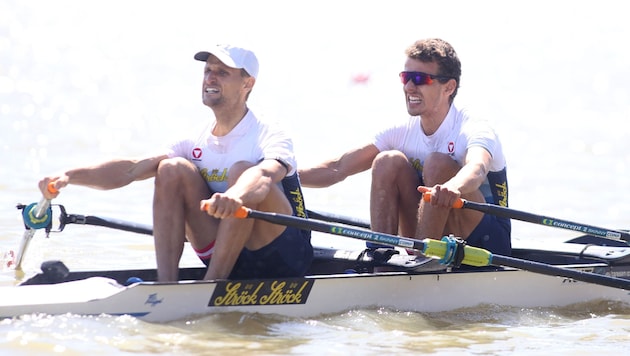 Too slow: Lukas Reim and Julian Schöberl miss out on the Olympic Games. (Bild: GEPA pictures/Aleksandar Drojovic)