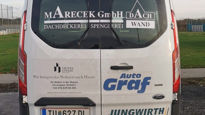 Diesen Vereinsbus haben die Kriminellen gestohlen.