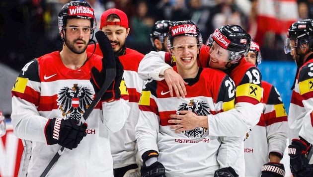 Österreichs Eishockeycracks testen gegen Kanada. (Bild: GEPA/GEPA pictures)