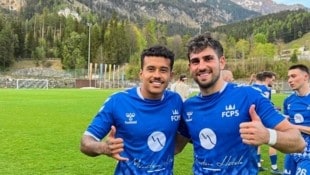 Verstehen sich wie Brüder: Gabriel Messias (li.) und Joao Pedro.