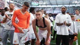 Enttäuschung beim FC Red Bull Salzburg, dem ein großer Umbruch bevorsteht.  (Bild: GEPA/GEPA pictures)