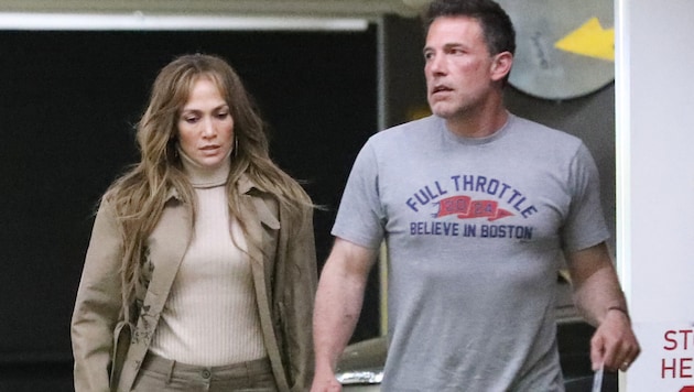 Die glücklichen Tage scheinen vorbei zu sein: Jennifer Lopez und Ben Affleck feierten ihren 2. Hochzeitstag an getrennten US-Küsten. (Bild: www.viennareport.at)