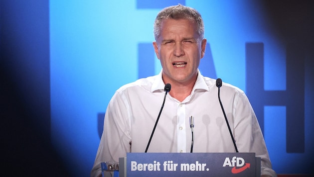 The German AfD MP Petr Bystron (pictured) is being investigated on suspicion of bribery and money laundering. (Bild: Ronny Hartmann)