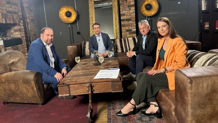 Christoph Haselmayer, Dominik Nepp, Erich Vogl ve Tanja Pfaffeneder (soldan sağa)