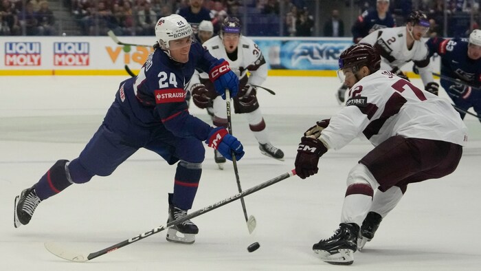 Lettland verpasste gegen die USA den Aufstieg ins Viertelfinale.