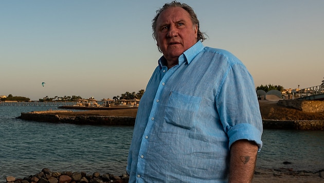 Gérard Depardieu 2020'den bir arşiv fotoğrafında (Bild: APA/AFP/El Gouna Film Festival/Ammar Abd Rabbo)