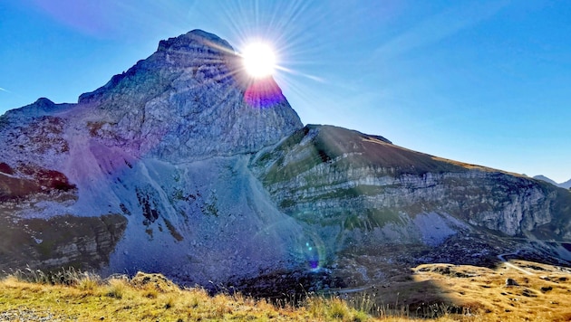 The Mangart is a popular mountain for climbers (Bild: Werner Buchacher)