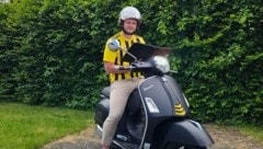 Bastelt gerne auf seiner Vespa an der Aufstellung: Siezenheims Peter Urbanek. (Bild: Peter Urbanek)