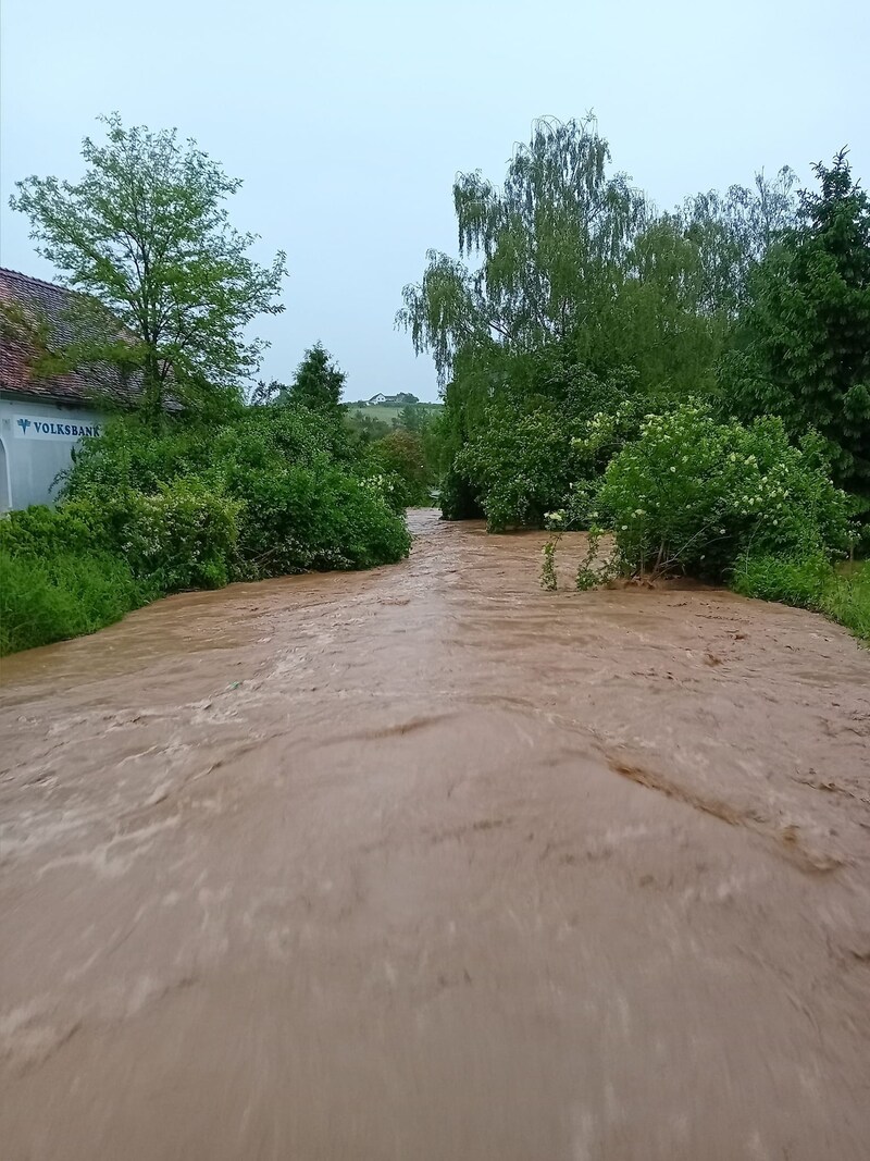 Der Bezirk Weiz war besonders stark von den Überflutungen betroffen. (Bild: BFV Weiz)