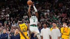 Jaylen Brown rettete Boston in die Overtime. (Bild: AP ( via APA) Austria Presse Agentur/ASSOCIATED PRESS)