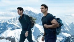 Roger Federer (l.) und Rafael Nadal auf 3000 Metern. (Bild: Louis Vuitton, Annie Leibovitz)