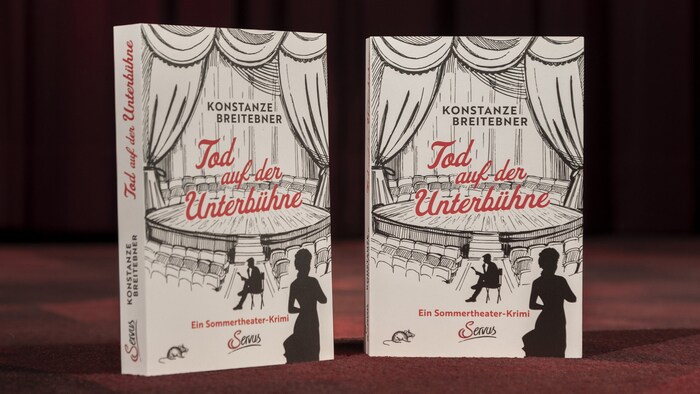 „Ein Sommertheater-Krimi“ ziert den Einband. 