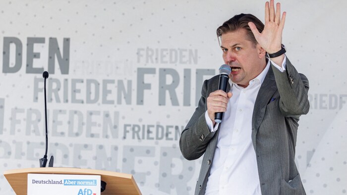 Die AfD verhängt ein Auftrittsverbot für ihren Europa-Spitzenkandidaten Maximilian Krah.