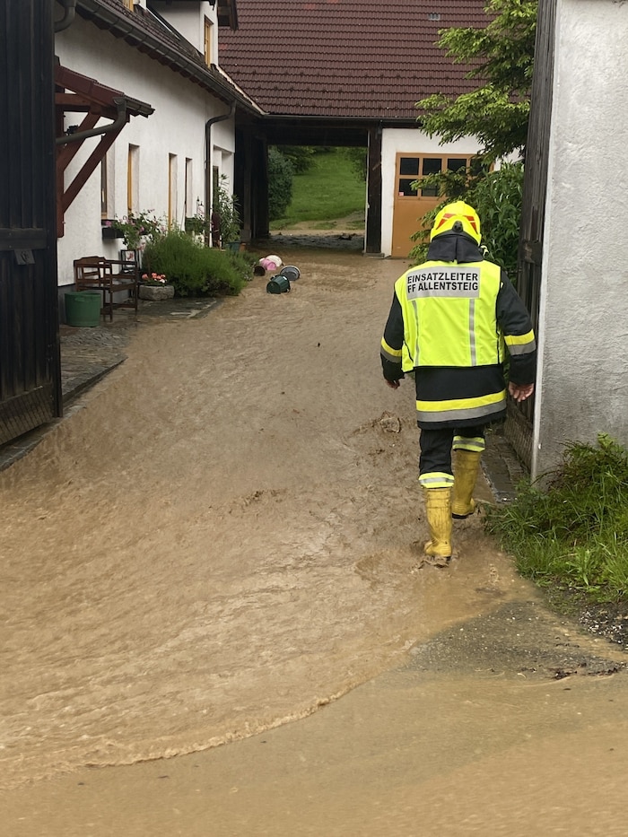 Unwettereinsatz in Allentsteig